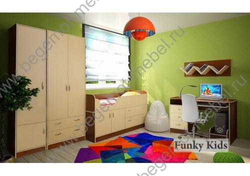 купить детскую кровать-чердак Фанки Кидз 9 со склада в Москве 