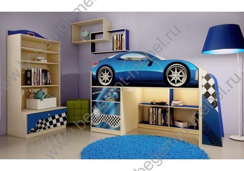 кровать машина для малычшей фанки авто дом, детская модульная мебель автодом 