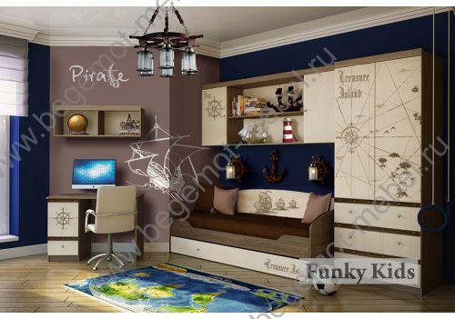 Детская мебель Пираты - готовая комната 