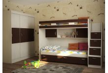 Комплект детской мебели Фанки Кидз 22 с модулями СВ