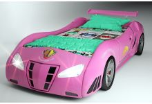 Спортивная кровать  машина Фанки Энзо для девочек