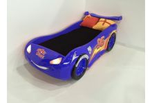 детская объемная пластиковая кровать-машина Молния Маквин для мальчика