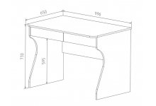 схема и размеры письменного стола Мишки Тедди