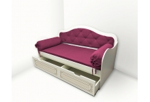 Кровать Ноктюрн в цвете декора Мокко