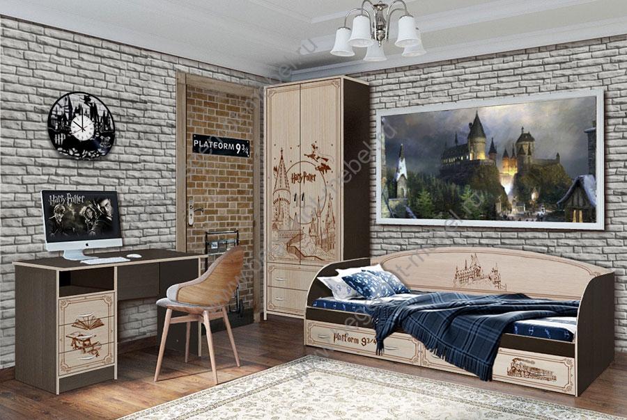 Детская и подростковая мебель Гарри Поттер - комната 2 купить за 32 545 руб. — Бегемот-Мебель