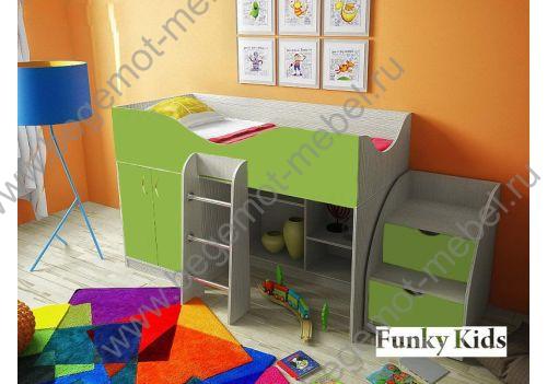 Кровать для маленьких детей с игровой зоной Фанки Кидз -6