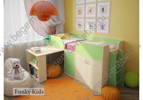 Кровать чердак Фанки Кидз 10 для детей