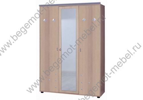 Шкаф 3-х дверный с зеркалом Dynamic D-604 (Динамик) фабрика Калимера