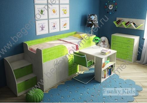 детская мебель Фанки Кидз - готовая комната 
