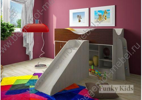 Кровать фанки кидз 6 игровая детская мебель