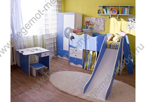 мебель для детей Морячок в голубом цвете 