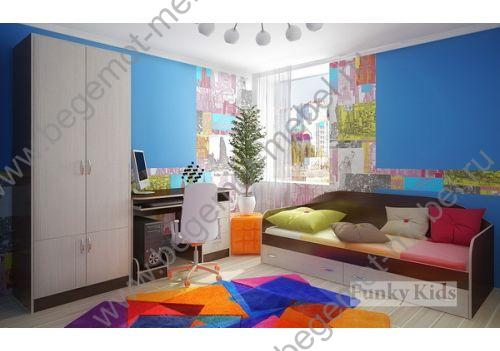 Детская комната Фанки Кидз корпус венге фасад сосна лоредо