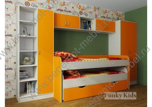 Мебель для двоих Фанки Кидз 8 сосна лоредо оранж