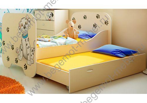 кровать детская 190х80см с выдвижным спальным местом 160х80см