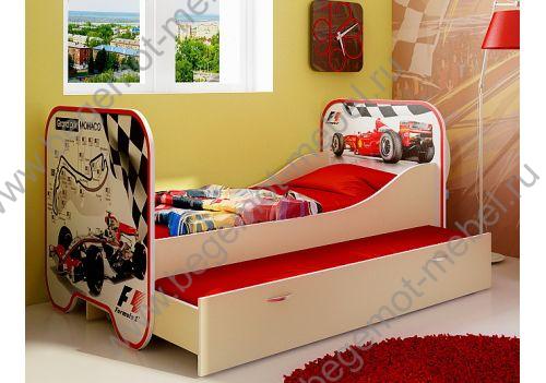 детская кровать с выдвижным спальным местом