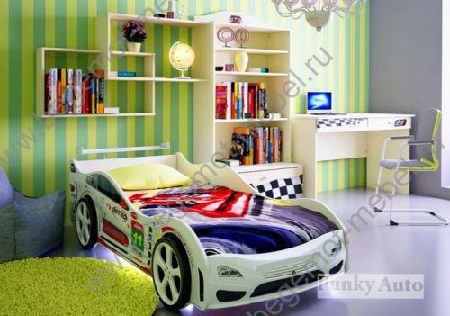 Детская кровать машина Кросс Кар Оптима и мебель Фанки Авто
