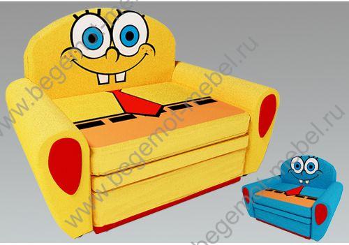 Детский диван Спанч Боб для девочек
