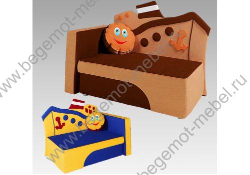 Детский диван Морячок с ящиком