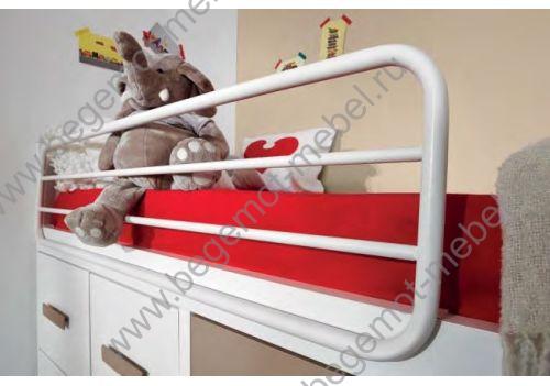 детская кровать с металлическим бортиков Данза 