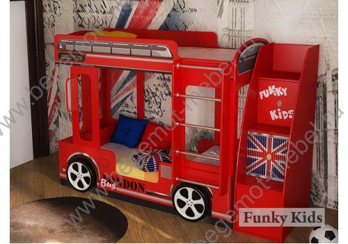 детская машина-автобус Лондон для детей 