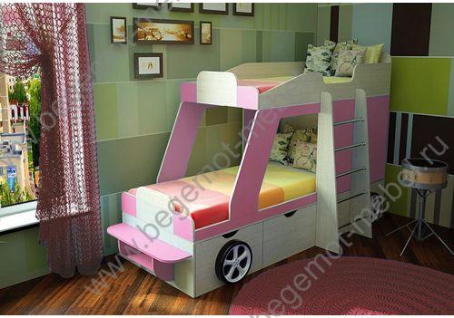 Детская кровать для девочек Фанки Джип
