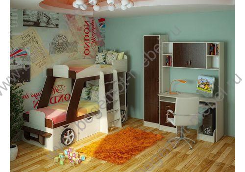 Детсмкая комната для детей от 2х лет и старше модули детской мебели Фанки Кидз