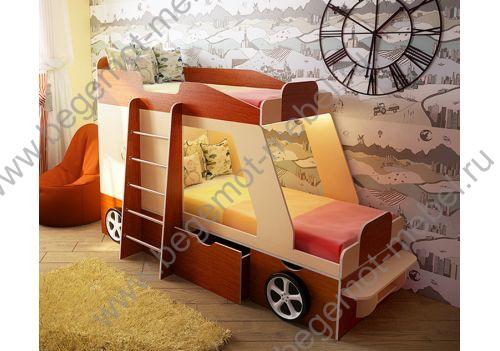 Детская кровать для детей в виде машины Джип Фанки Кидз