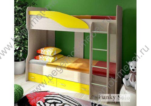 Детская кровать Фанки Соло 4 для детей и подростков 