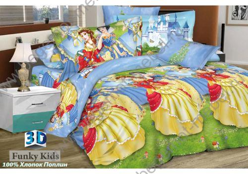 Детское постельное белье Белоснежка для 1.5 спальных кроватей 