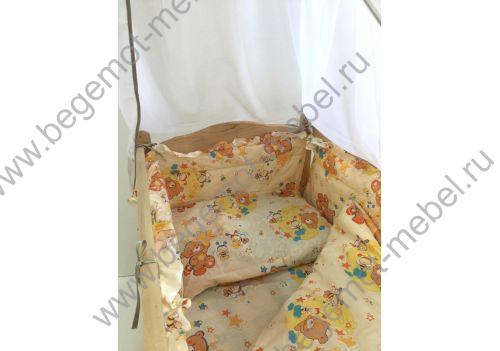 текстиль в детскую колыбель, одеяло и подуши для детских 