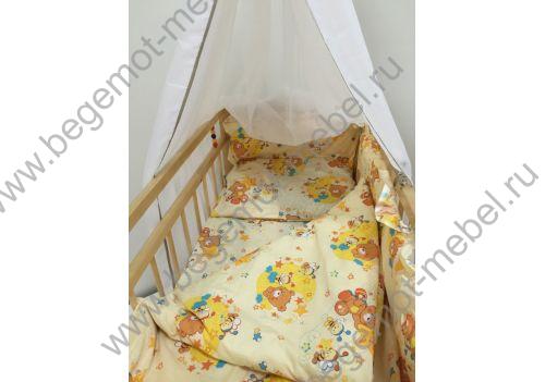 подушка, одеяло, матрац, постельное белье в детскую комнату 