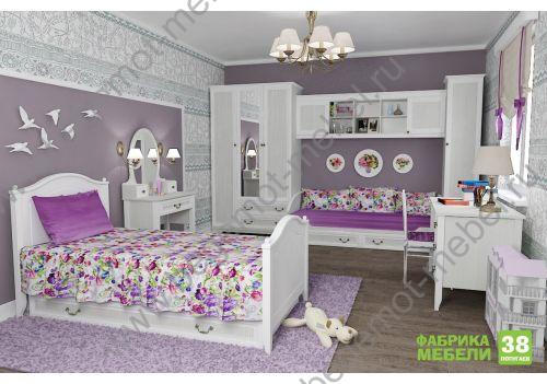 Комплект детской мебели Классика 38 Попугаев - комната для девочек 