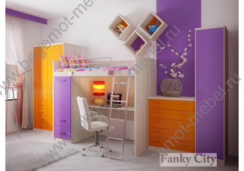 модульная мебель Фанки Сити для детей корпусная мбель элитная 