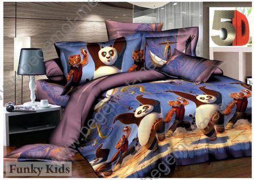 Панда кунг-фу для детских кроватей 
