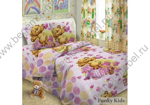 Мишка Тедди - постельное белье для детей, 1,5 спальный размер