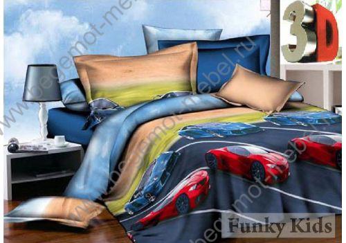 Ралли 3Д - комплект постельного белья для мальчиков