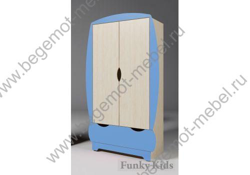 шкаф в детскую комнату со штангой для вешалок вырастайа азбука мебели москва