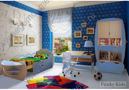 Комната для малышей от 2х лет с растущей кроватью корабль Вырастайка