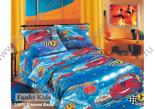 Комплект постельного белья Гонки для мальчиков 
