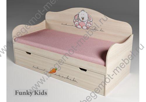Кровать для детей Фанки Бэби с выкатным ящиком для игрушек