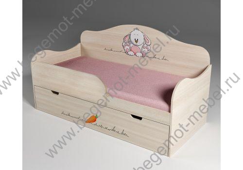 Кровать для детей Фанки Бэби с выкатным ящиком для игрушек