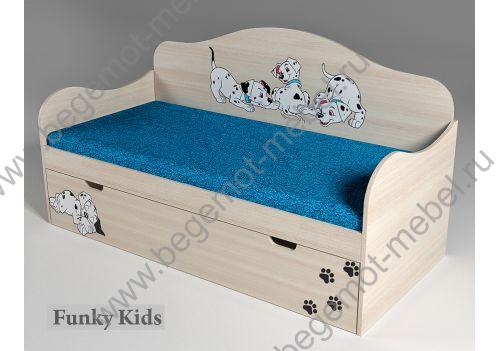 Кровать Далматинец для детей с ящиком