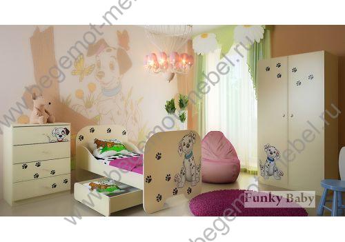 Готовая комната для детей серия Далматинец Фанки Бэби