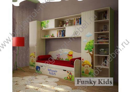 детская серия мебели Винни пух - готовая комната