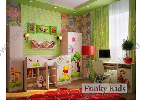 Серия детской мебели Винни Пух - готовая комната