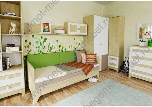 Детская и подростковая серия мебели Индиго 38 Попугаев - готовая комната 
