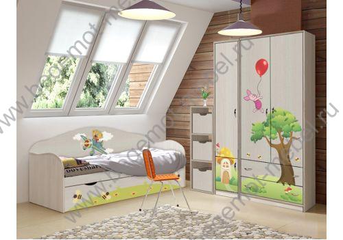 детская комната Винни Пух - готовый комплект для одного ребенка