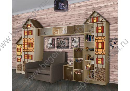 Мебель для детей Фанки Кидз Домик - готовая комната 