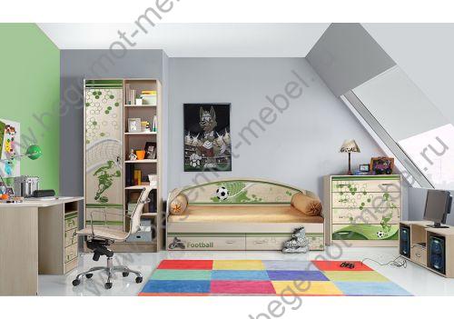 Мебель для мальчиков Фанки Кидз Футбол - готовая комната 