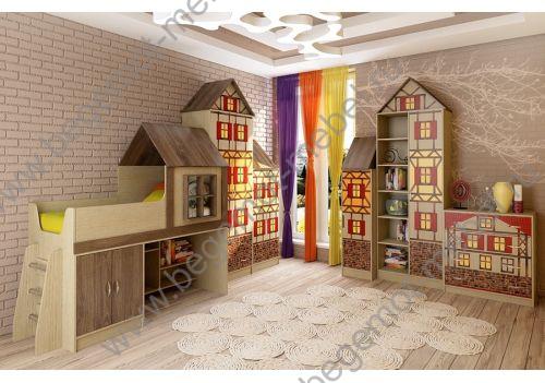 детская комната Фанки Кидз Домик - полный комплект для мальчиков и девочек 